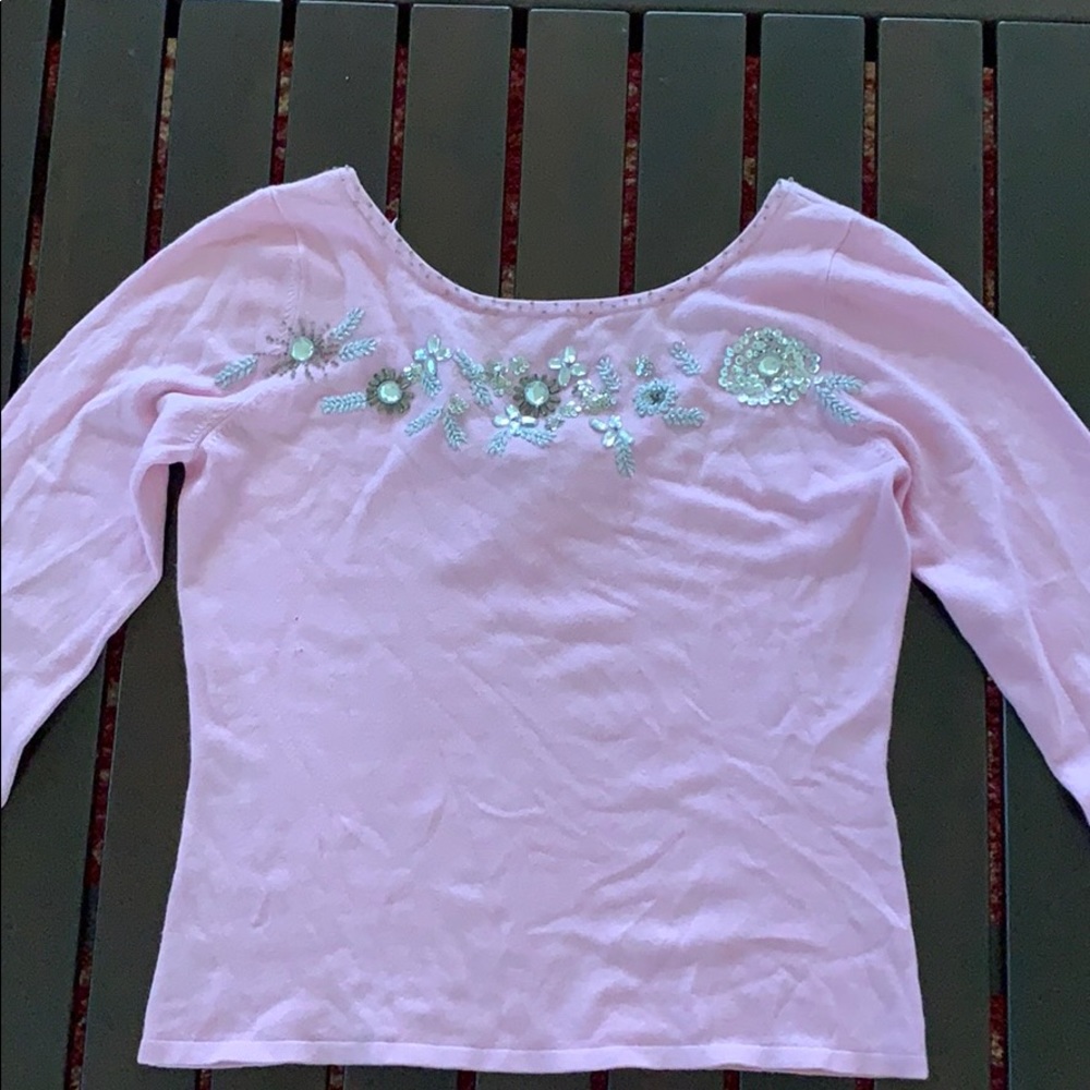 VS Moda International scoop back sweater